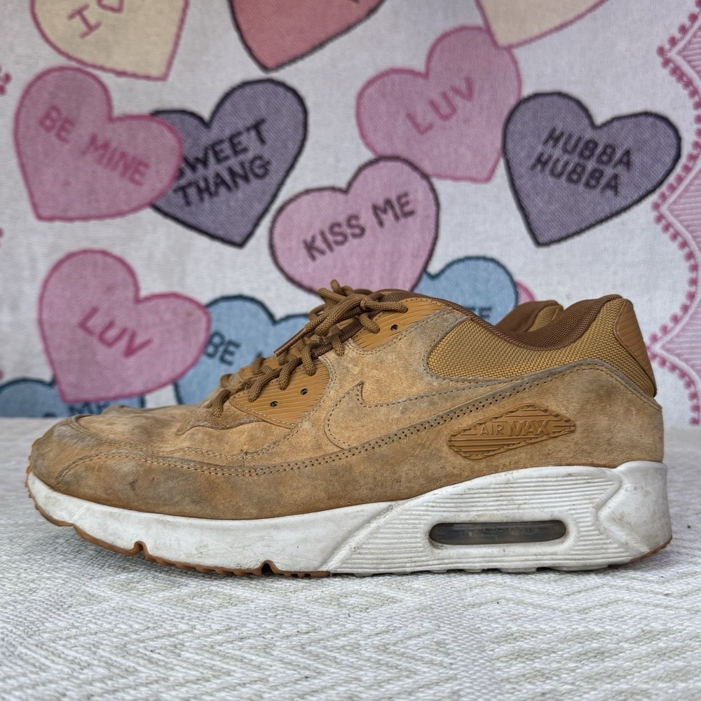 Size 11.5 - Nike Air Max 90 Ultra 2.0 Wheat (2018) Sneaker 924447-700 Beige